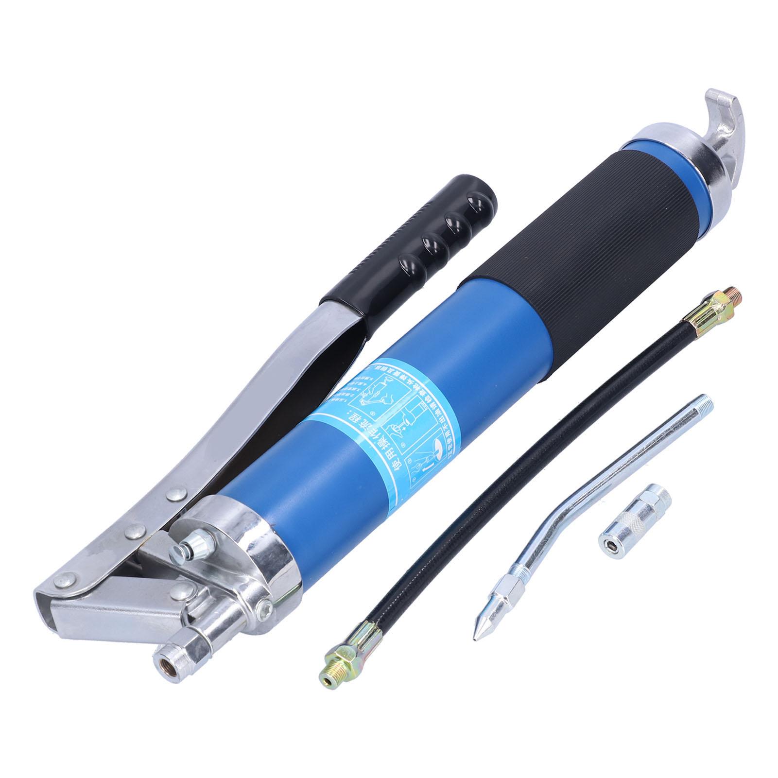 

Grease Gun Hand Alloy Double Piston WearResistant Operated Tools for Tractor 600CC