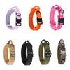 Tactical Dog Collar 7 Optional Colors Heavy Duty Metal D-ring Adjustable Military Training Collar For Medium Large Dog