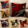Anime S-Soul Eater Pillow Case Anti-dustmite Invisible Zipper Sofa Bed