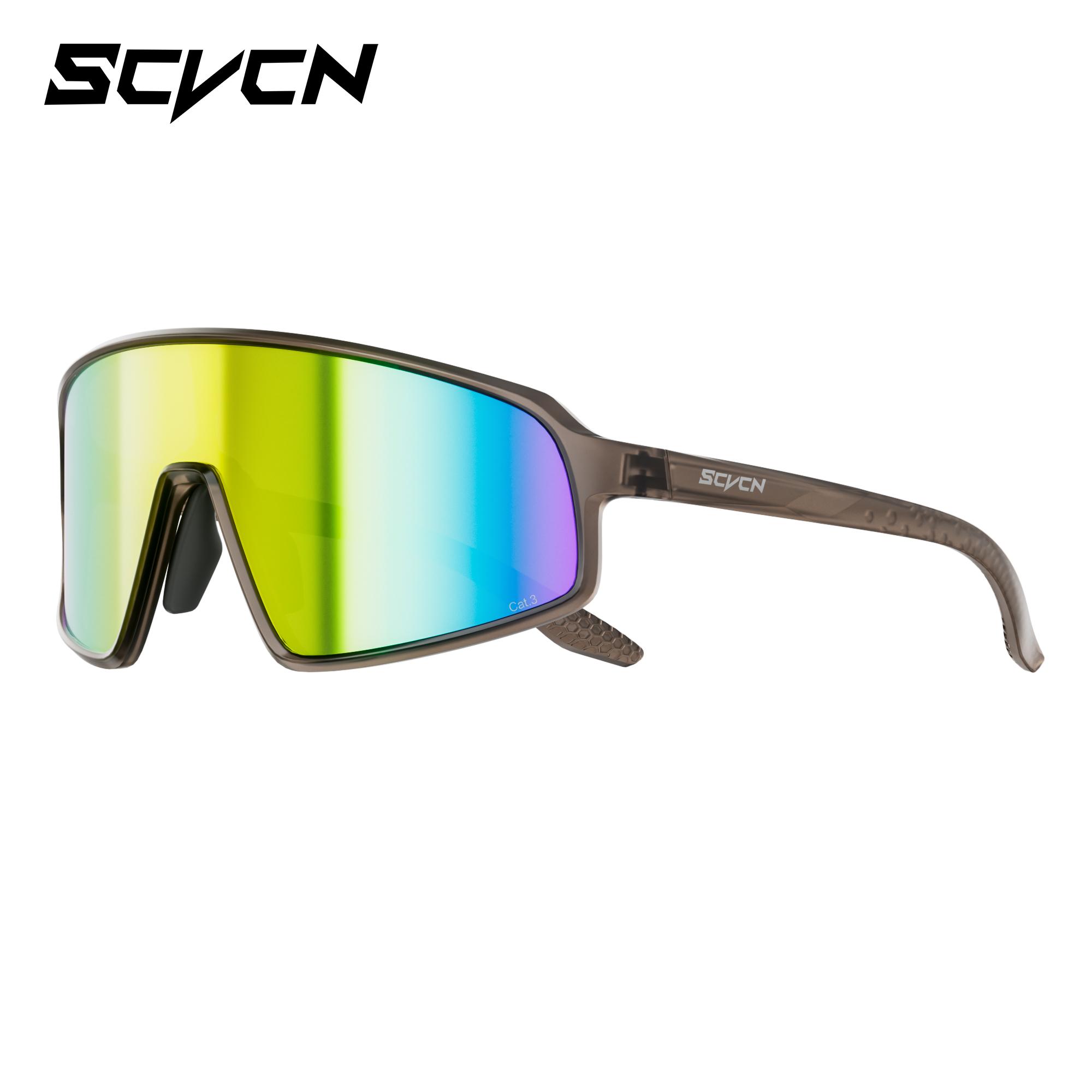 

SCVCN Hiking Eyewear for Men Photochromic Sunglasses with Box Sports Glasses Cycling Eyewear MTB Goggles Bike UV400 Sunglasses
