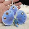Women Girls Alloy Gift Pendant Personality Artificial Butterfly Orchid Creative Multiple Colors Fashion Accessories 5 Colors