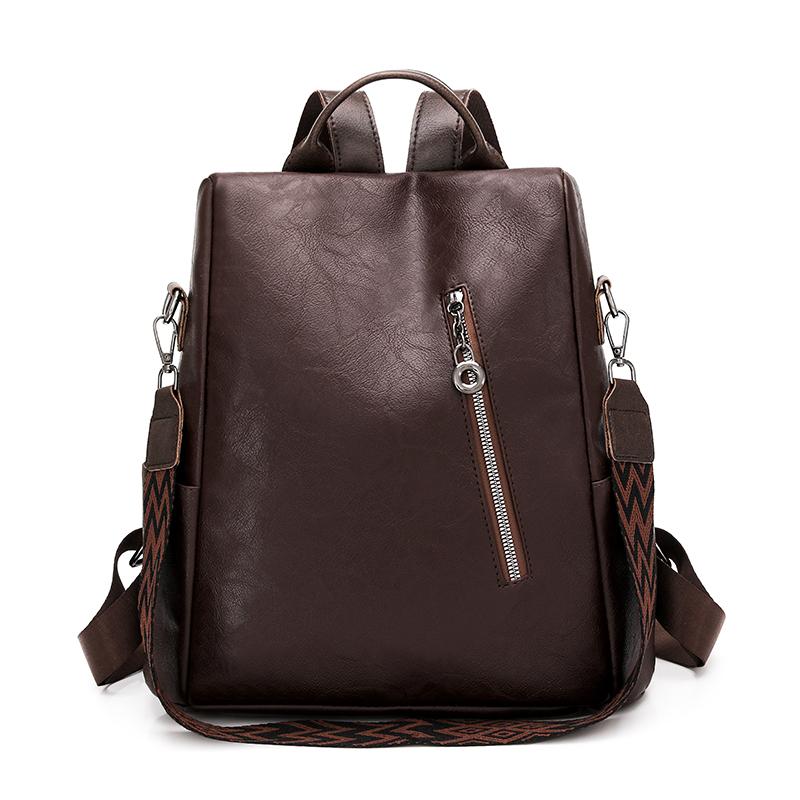 Womens PU Backpack Anti Theft Travel School Bag Casual Daypack Shoulder Handbag