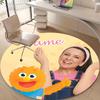Personalized M-Ms Rachel Round Chair Office Rug - Perfect for Mat, Office Chair & More - Ideal Gift for Birthdays and Holidays