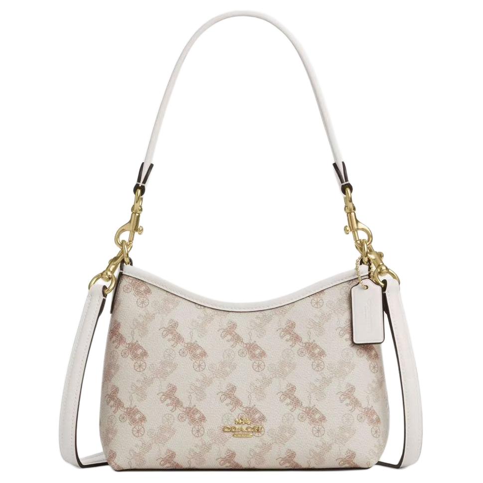 

Coach Laurel 19 Horse And Carriage Pattern Shoulder Bag Women Shoulder Bag Off-White CCO37-IMCAH Gift Box Set (Basic Set+Yellow Box)