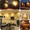 XRZT LED Bulb, E17 Base, 100W Equivalent (9W), Warm White, 1100Lm, Halogen Bulb Type, for General Home Lighting, Set of 4