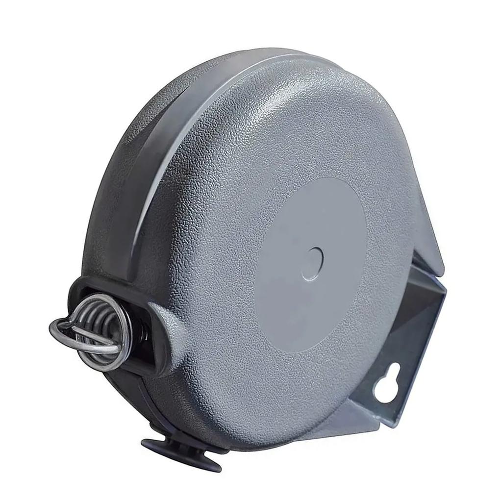 15m Sliver Gray Retractable Clothesline Single Line Indoor Room Wall Mounted Clothes Line for Home