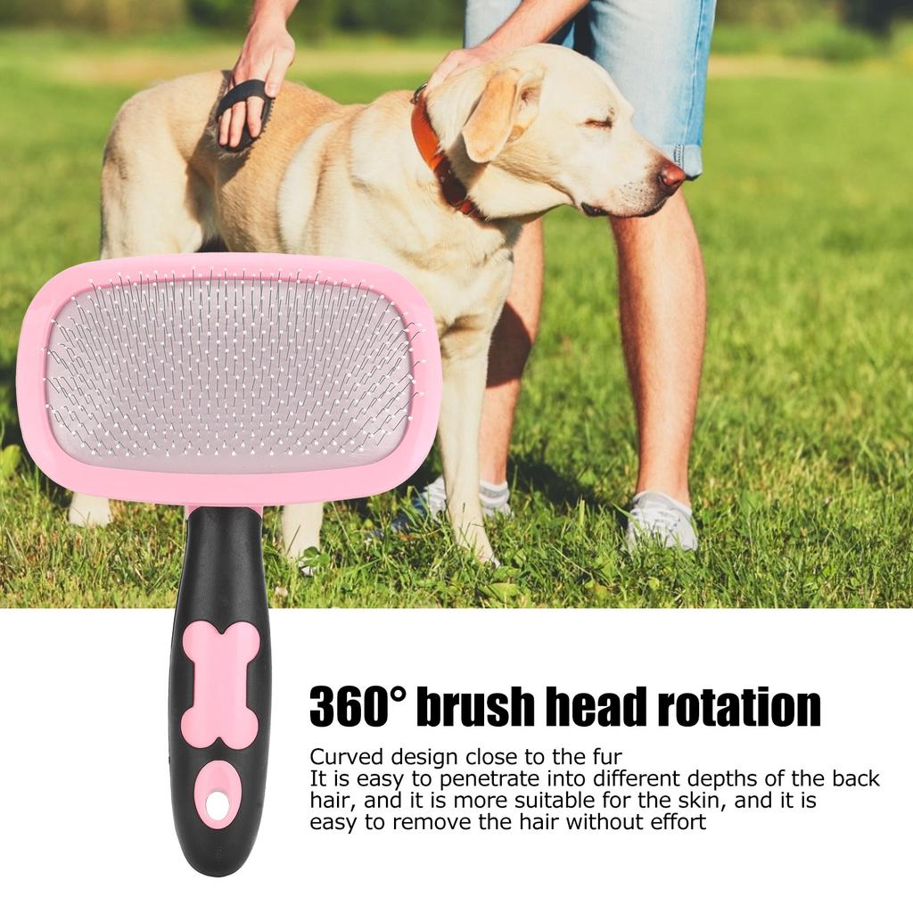 Cat Dog Hair Comb 360 degrees  Rotation Deshedding Brush   Removal Comb Pet Grooming Tool