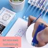 Chen&Guang AKP61115 Heat Erasable Gel Pen with 0.5 Bullet Tip - Crystal Blue & Black