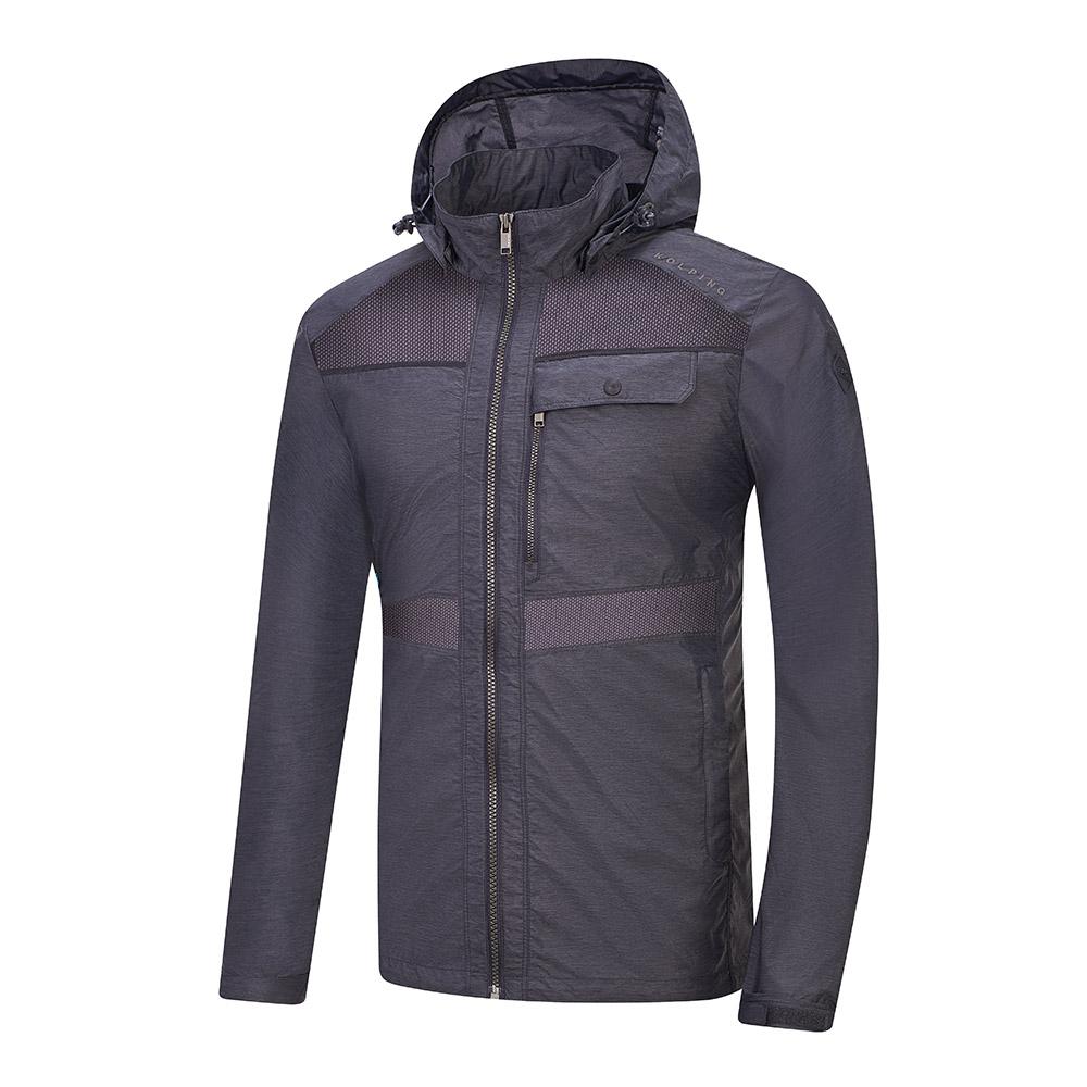 Kolping Men'S Lightweight Hooded Windbreaker Jacket Ultar Kpj6205M