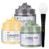 ANAiRUi 3-in-1 Clay Mask Set Turmeric Green Tea Dead Sea Mud 3 x 70g