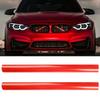 2Pcs Car Grill Bar V Brace Style Front Grille Trim Strips Cover Frame Stickers For BMW F30 F10 F20 F11 F31 F07 F32 F33 F34 F36