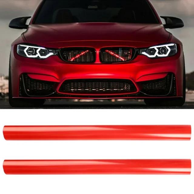 2Pcs Car Grill Bar V Brace Style Front Grille Trim Strips Cover Frame Stickers For BMW F30 F10 F20 F11 F31 F07 F32 F33 F34 F36