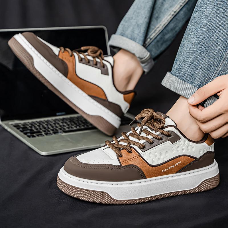 Men 's Casual Four Seasons Fashion Skateboarding Students Comfortable Sneakers Boys Trending Soft Sole Breathable Shoes