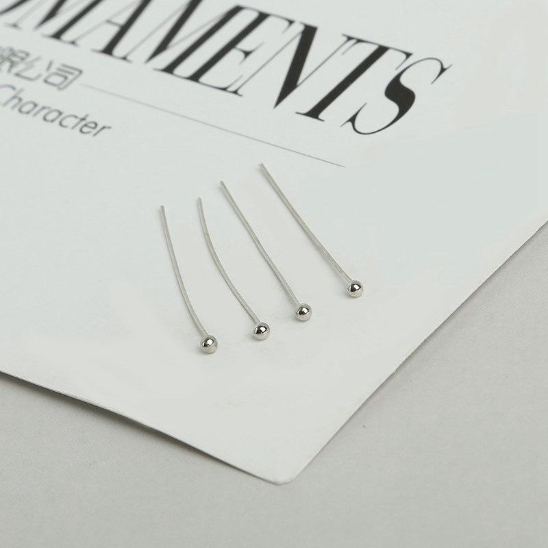 100 Round Head Ball Pins for DIY Jewelry Making and Earrings