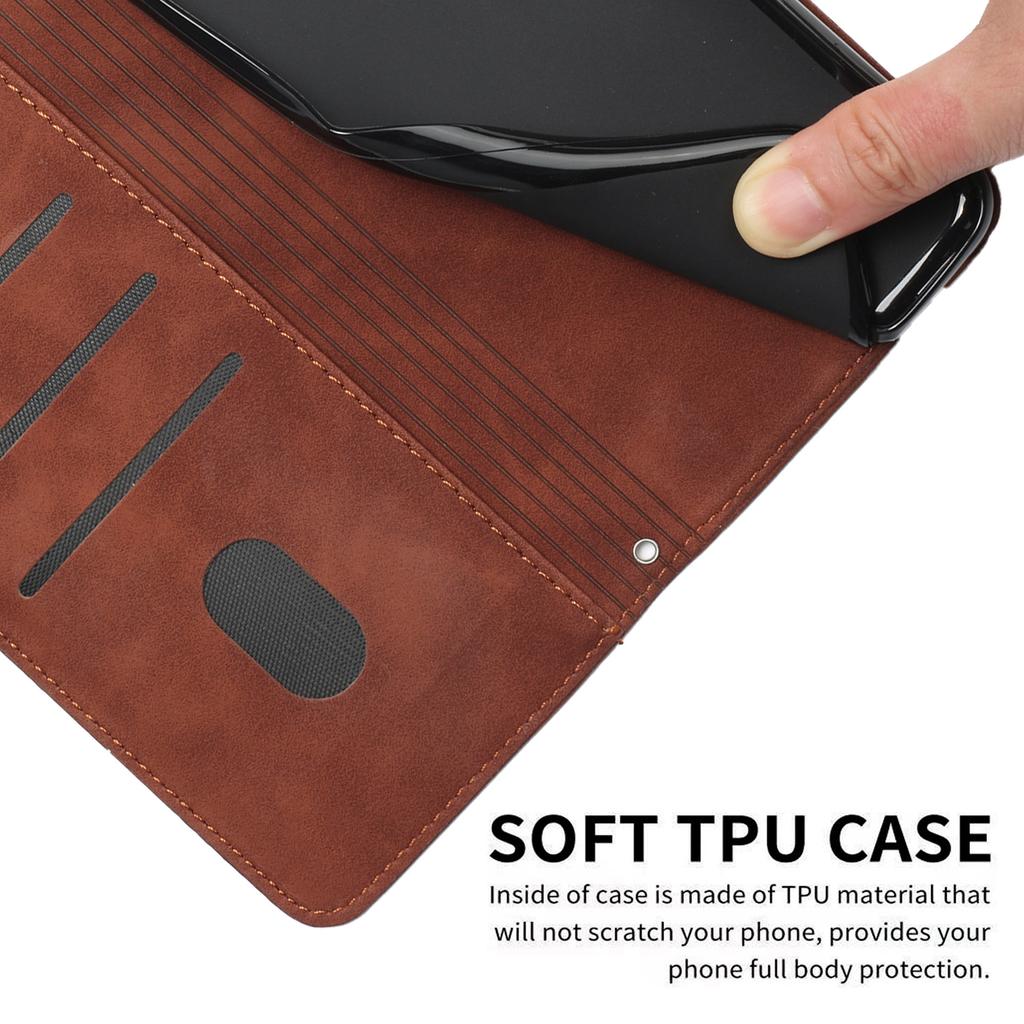 For Xiaomi Redmi 15C 5G (EU) (173mm)/Xiaomi Redmi 15C 4G (EU) (173mm) Stand Case PU Leather Phone Cover Imprinted Heart Pattern