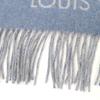 Excellent LOUIS VUITTON Scarf Escalp Reykjavik Monogram blue cashmere M75704 Used