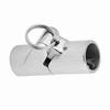 Marine Stainless Steel Folding   Coupling Tube Pipe Connector Boat Hardware Fitting;22mm: