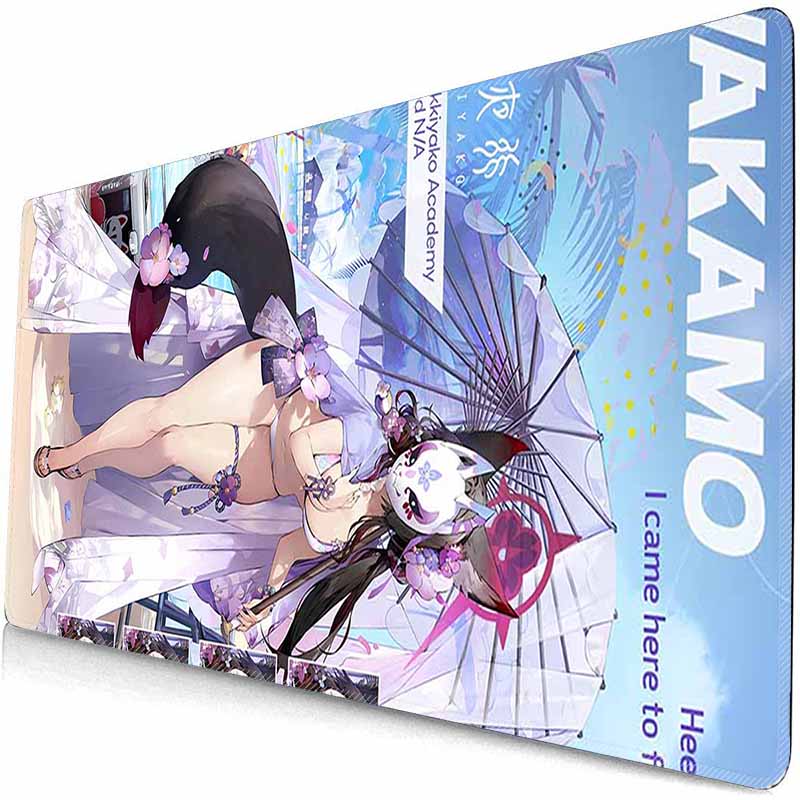 

Wakamo Kosaka Anime BA Mouse Pad XXL Gaming Mousepad HD Gamer Accessories Large B-Archive MousePads PC Carpet With Backlit 300x600x2mm