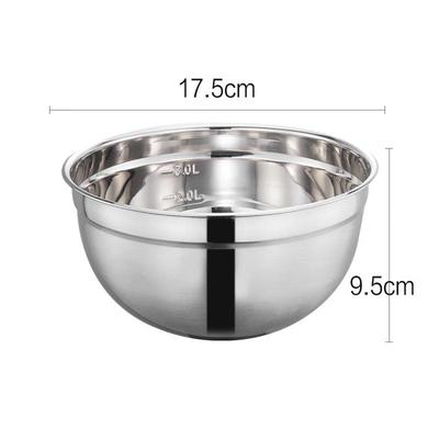 SUNLIXING HOTELWARE 201 Edelstahl Rührschüssel Set