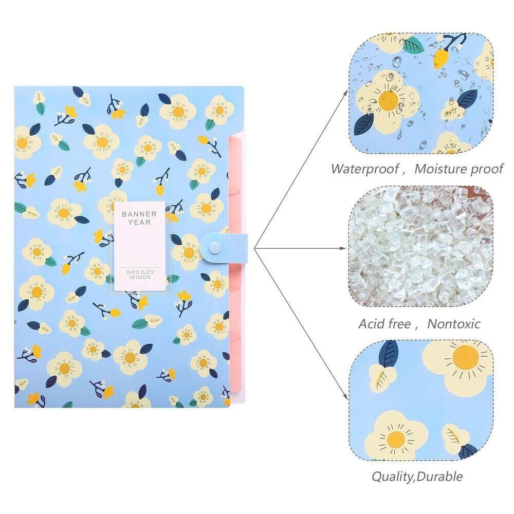 Polypropylene File Folder Waterproof Organ Bag High Quality Test Paper Organiser