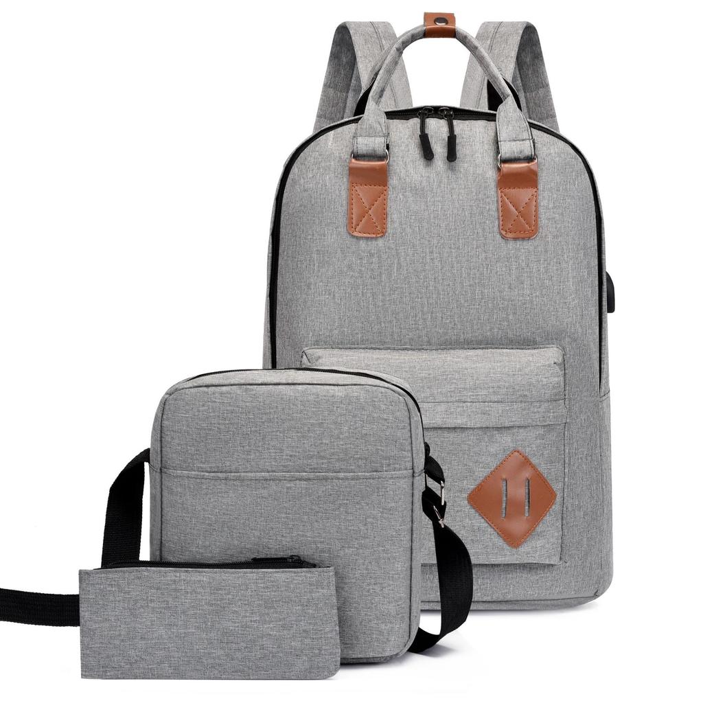 3pcs leisure travel backpack