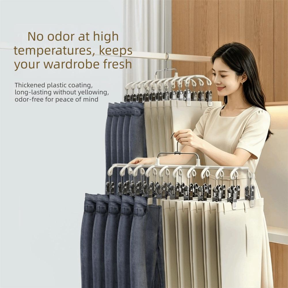 Non-marking Trouser Hanging Hook Rustproof Camisole Bra Clips Drying Clothes Hanger Drying Rack