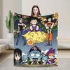 DBZ Battle Blanket Cartoon Flannel Novelty Soft Throw Blanket for Bedding Lounge Summer,