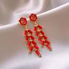 Good Luck New Year Earrings Zinc Zinc Alloy Jewelry Accessories Chinese Style Earrings  Earring Pendant