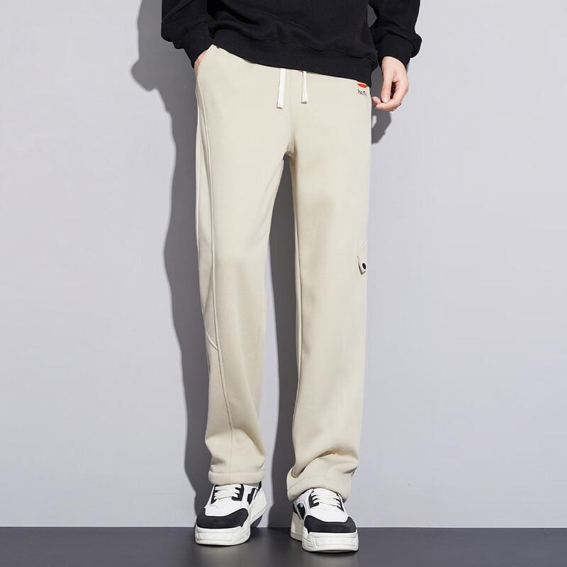 paul frank Men's Winter Straight-Leg Warm Casual Pants