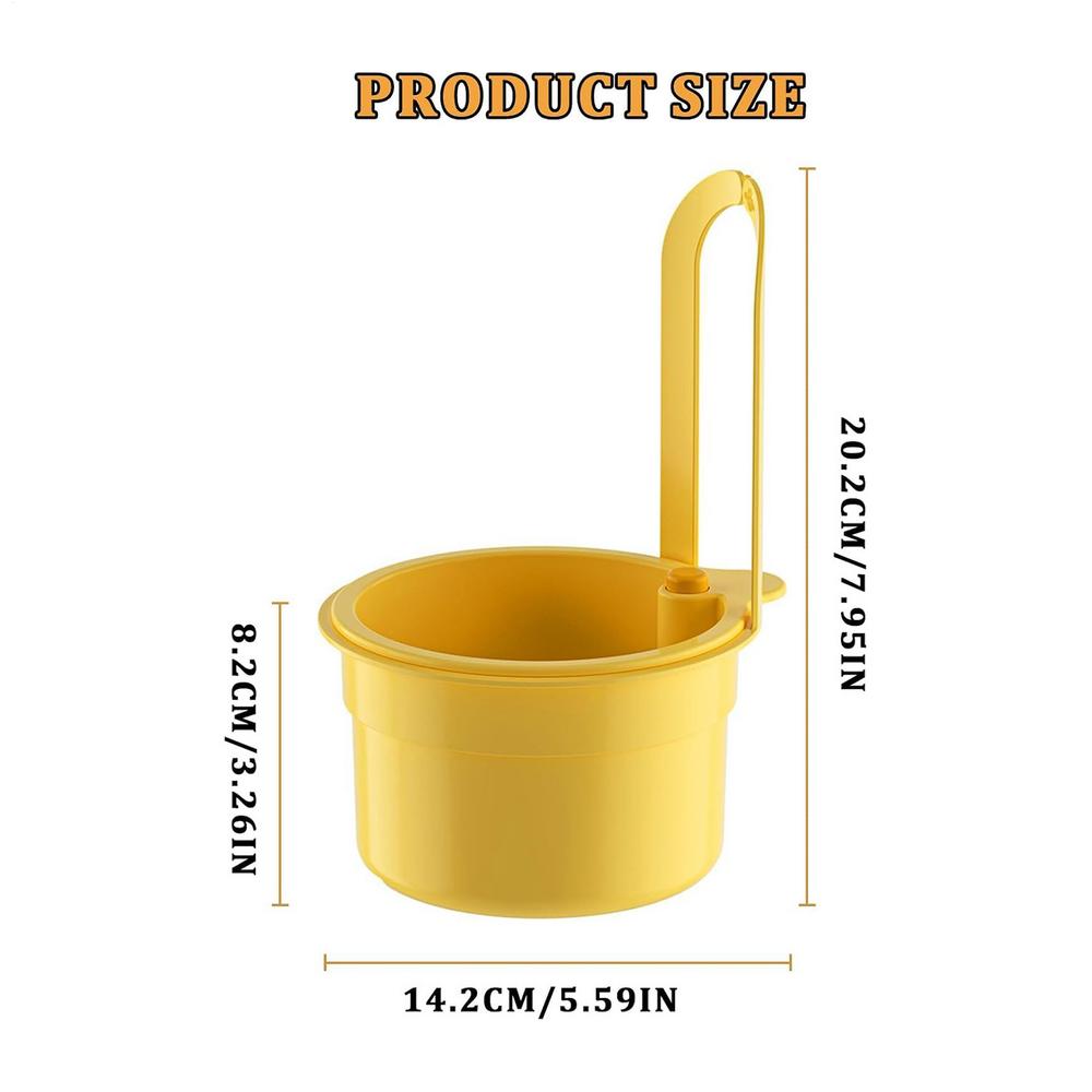 Kitchen hanging drain basket Detachable Food Waste Trap Basket Press To Clean Sink Strainer for Home Apartment Hotel Farmhouse