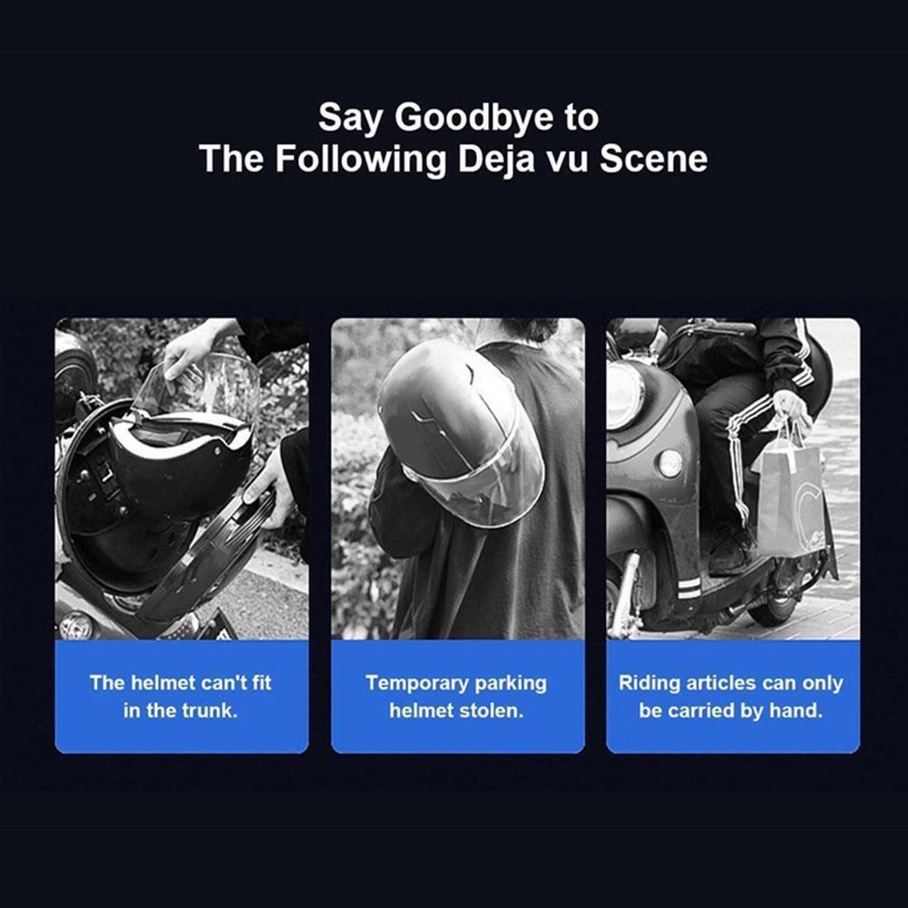 1Pcs Safety Helmet Lock Battery Car Universal Motorcycle Padlock Fixed Hook Locks Anti-theft Handle