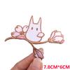 NEW Frog Cat Patch Cute Animal Embroidered Patches For Clothes Cartoon Patch Iron On Patches For Clothing Jackets Hats Sew DIY