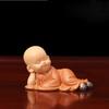 Huineng Zen Kunstharz Mönchsfigur - Hochwertige Desktop-Dekoration