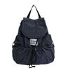 Karomuster Raffung Schultertaschen Koreanische Studenten Schultasche Trendige Rucksack mit Kordelzug Herren Damen