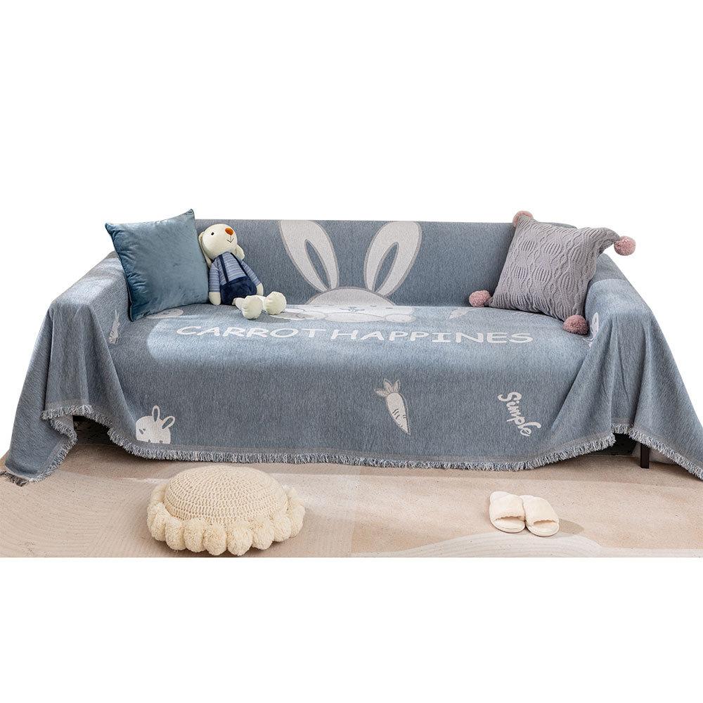 Lux Ușor Nordic Culoare Solidă Chenille Sofá Husă All-Inclusive Prosop Patru Sezoane Universal Gros Husă de Protecție Sofá Prosop Sofá