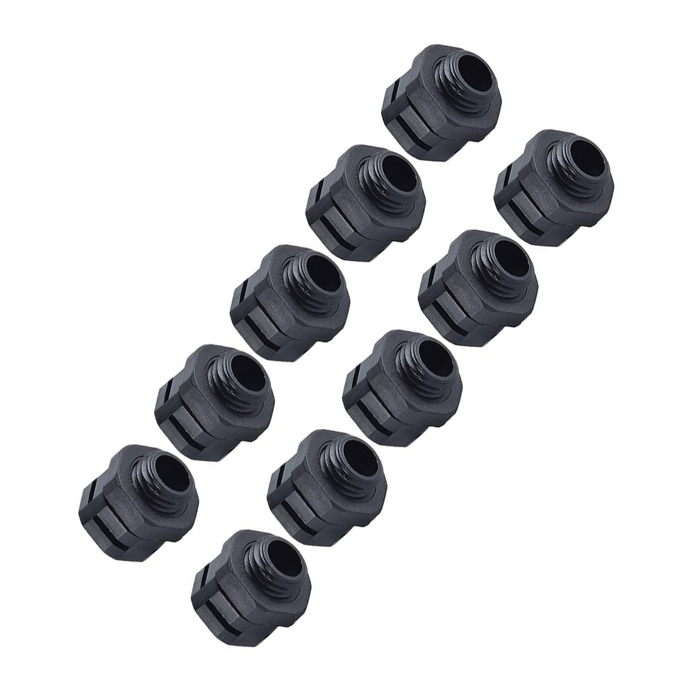 10 Pack Waterproof Ventilation Screws for For outdoor Lighting Fixtures IP68 Rated Breathing Valves M Sizes Black