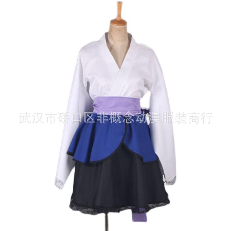 Naruto Cosplay, Uzumaki Naruto Kimono & Akatsuki Robe Uchiha Sasuke Costume