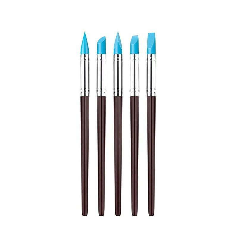 Dual-Ended Silicone Nail Art Tool: Smudge & Dot Pen