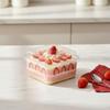 10/50 Pezzi Portasandwich Torta Trasparente Scatole Alimentari da Panetteria Contenitore per Cupcake Confezioni Avvolgenti per Gelato Tiramisù