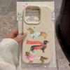 For iPhone 17 Pro Max Cases Dachshund Design Lichee Pattern Phone Case For iPhone 17E 16E 16 13 12 14 11 15 8 7 Plus XS XR Cover