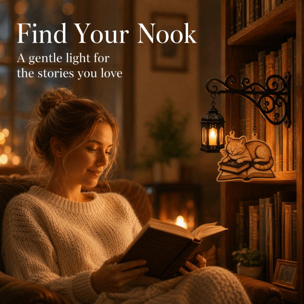 Warm Glow Bookshelf Lighting Vintage Reading Light Fantasy Bookcase Lamp Home Decor