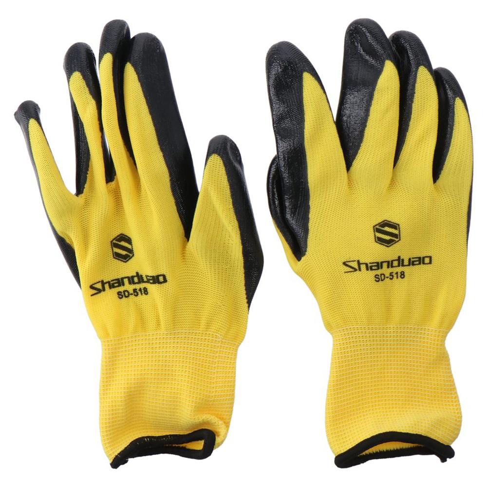 1 Pair Black Welding Protective Gloves Cowhide Heavy Duty Leather Soldering Accessory Cooking