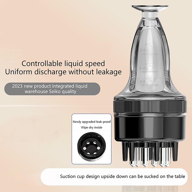 

Аппликатор для кожи головы Жидкая расческа для волос Лечение кожи головы Эфирное масло Жидкий направляющий массажер Расческа для роста волос Сыворотка для масла Нанесение чёрный