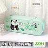 Capybara Pencil Case Large Capacity Double Layer Cute Stationery Bag for Girls Kids Students School Supplies