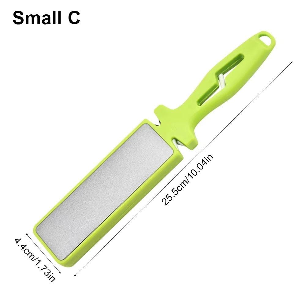 1Pcs Double Sided Kitchen Sharpener with NonSlip Handle Coarse Fine Grits Diamond Sharpening Stone 5 in 1 400/1000 Grits 28.5x5.5cm