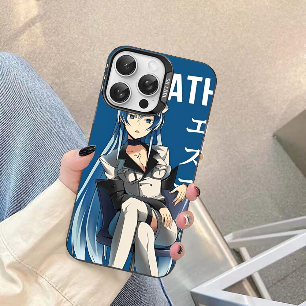 Akame Ga Kill Esdeath Phone Case For IPhone 16 15 14 13 12 11 Pro Max X XR XSMAX 8 7 Plus Matte Shockproof Back Cover