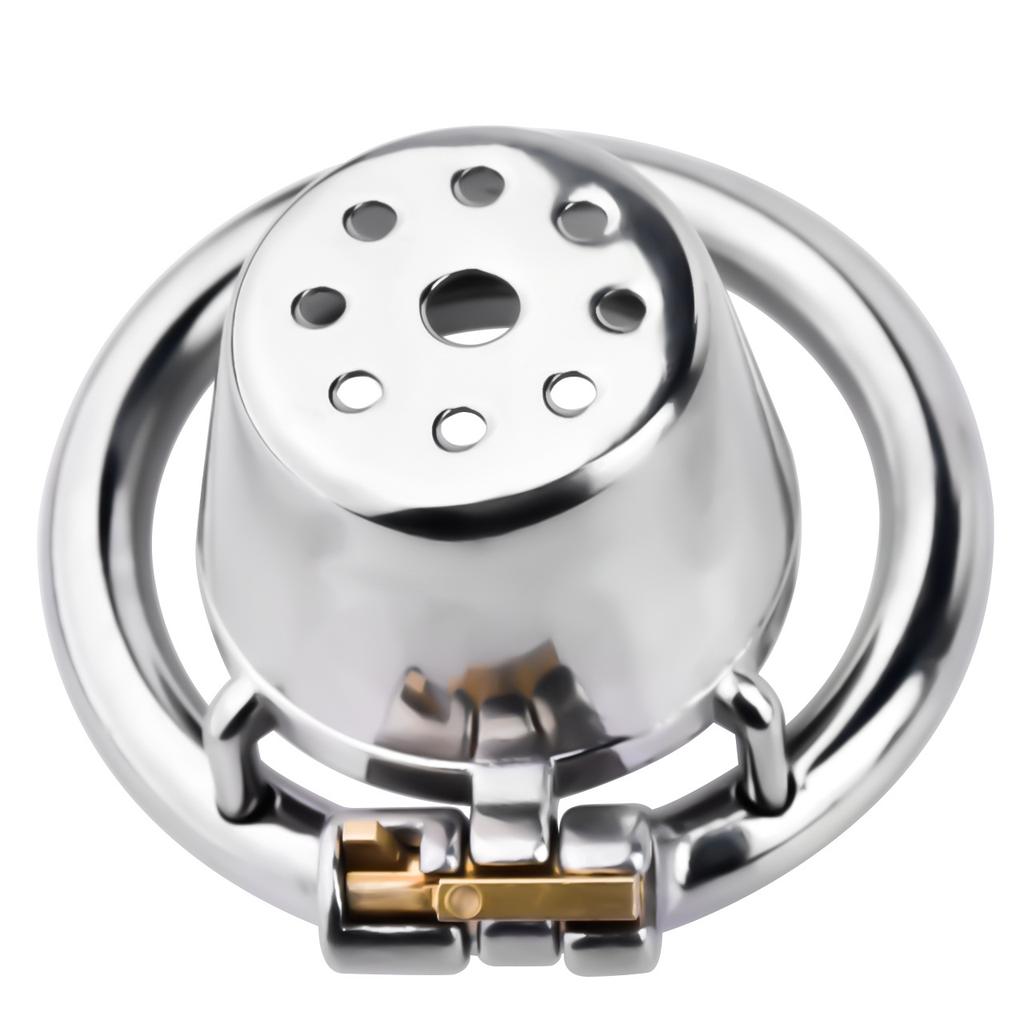 New Model HUAWEN HW-ML250032 Stainless Steel Shower-style Chastity Lock for Couples to Prevent Infidelity Passionate Sex Toy