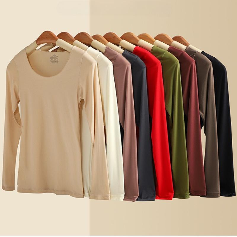 Mască de Frumusete Hidratantă și Încălzitoare cu Mâneci Lungi, Strat de Bază de Elasticitate Ridicată pentru Lenjerie Termică