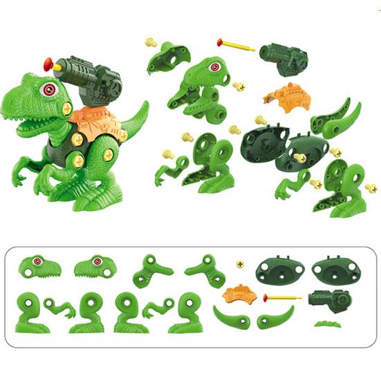 1 Zestaw umiejętności szkoleniowych Interakcja rodzic-dziecko Ekologiczny ze śrubokrętem Dzieci DIY Składanie modelu dinozaura Zabawki zmontowane