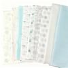 Ins Style High Beauty Blue White Winter Series Snow Pear Paper Collection DIY Large Sheet Decorative Gift Wrapping Paper